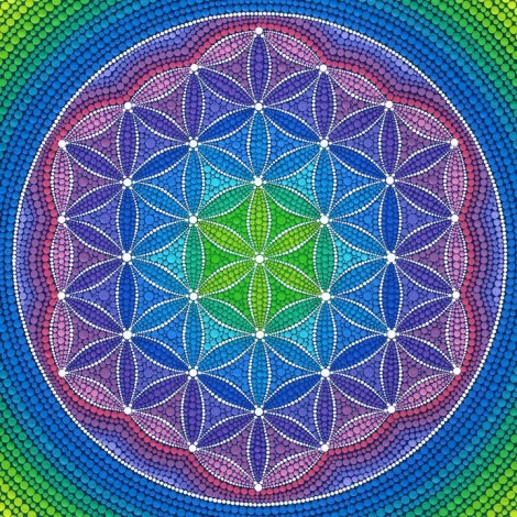 Mandala, Diamond Painting