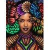 Afrikaanse Vrouw, Diamond Painting