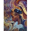Afrikaanse Vrouw, Diamond Painting