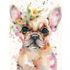 Franse Bulldog, Diamond Painting