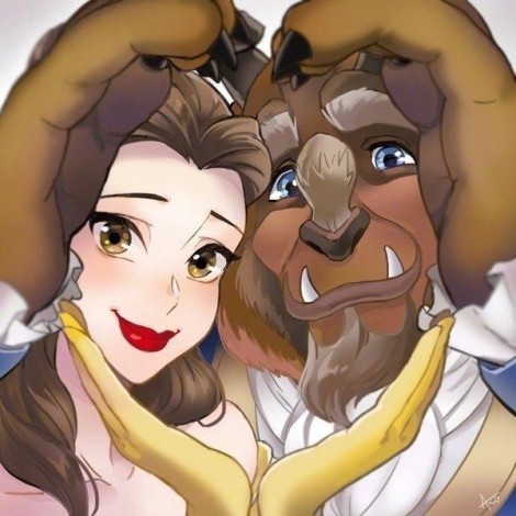 Beauty And The Beast, Diamond Painting