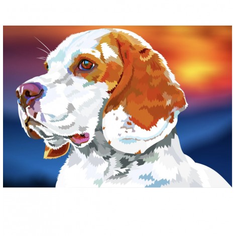 Beagle, Exclusieve Diamond Painting