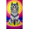 Pixel Wolf, Exclusieve Diamond Painting