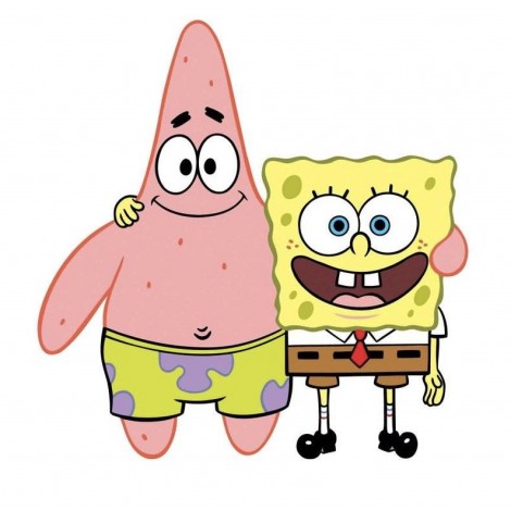 Patrick & Spongebob, Diamond Painting