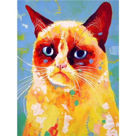 Grumpy Cat, Diamond Painting