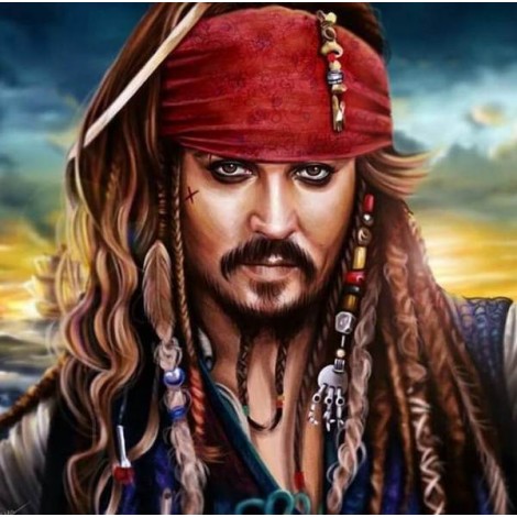 Jack Sparrow, Diamond Painting