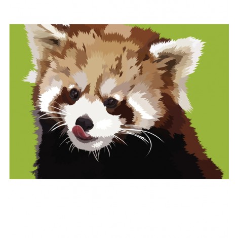 Kleine Panda, Exclusieve Diamond Painting