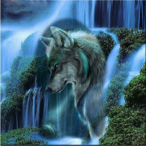 Wolf, Diamond Painting