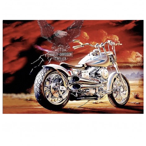 Harley Davidson Motor, Diamond Painting