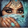 Arabische Vrouw, Diamond Painting