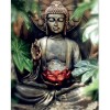 Boeddha - Lotusbloem, Diamond Painting