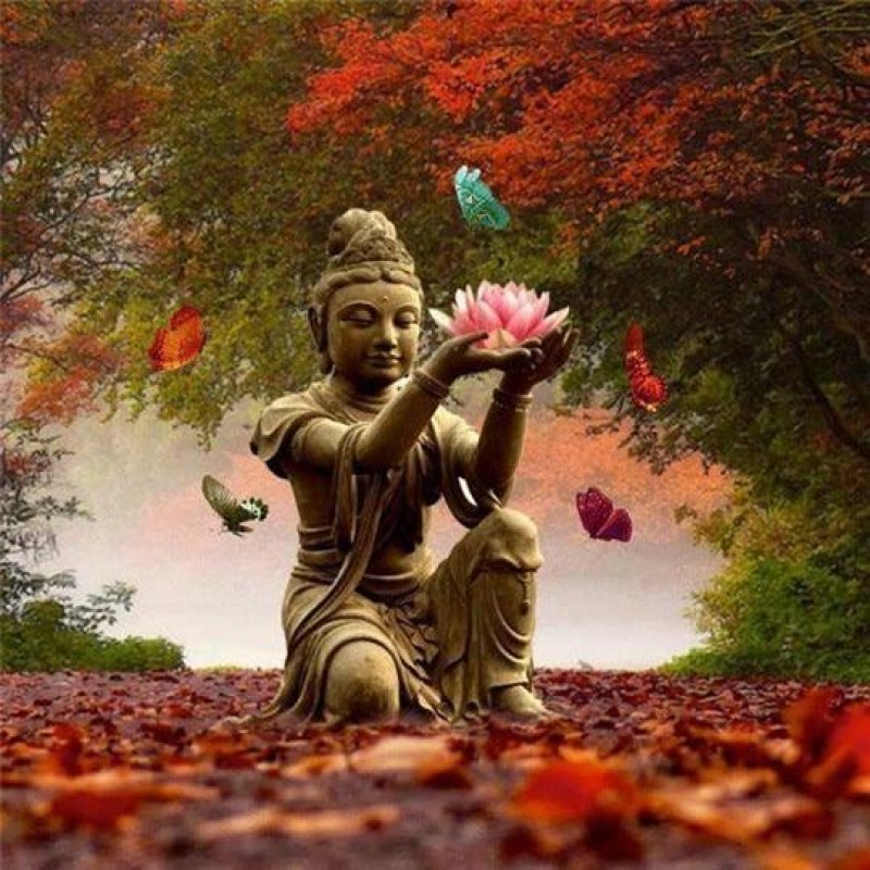 Boeddha - Lotusbloem...