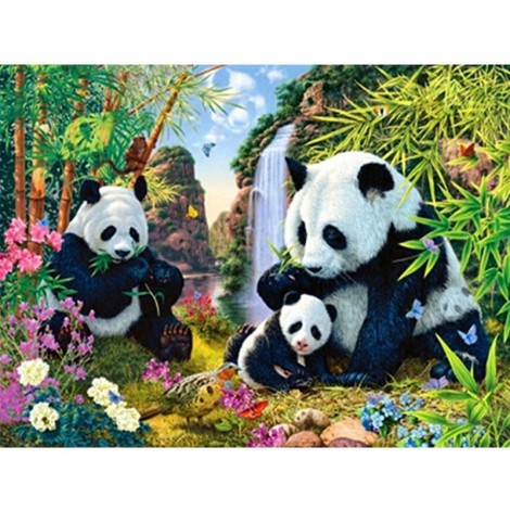Panda, Diamond Painting