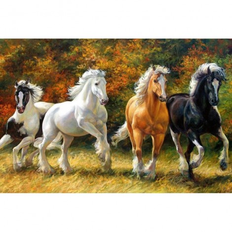 Paarden, Diamond Painting