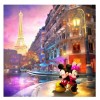 Mickey Mouse - Eiffeltoren, Diamond Painting