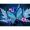 Blauwe Vlinder, Diamond Painting